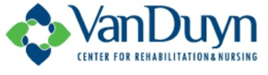 A logo of the van der linden center for rehabilitation and therapy.